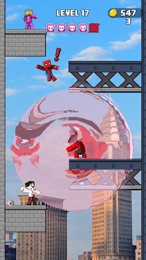 Android application Mr Rope Attack Spider Fighting screenshort