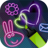 Neon drawing icon