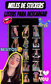 Captura de Pantalla 10 Stickers de Kimberly Loaiza android