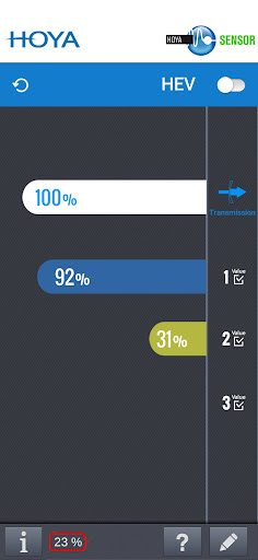 Android application Hoya Sensor screenshort