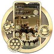 Golden Machine Gear Launcher Theme