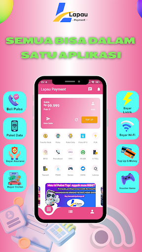 Android application Lapau Payment - Pulsa & PPOB screenshort