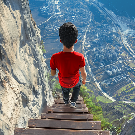 Walk King - Race on Stairs Logo