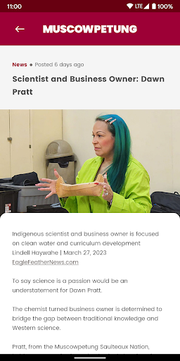 Muscowpetung Saulteaux Nation Screen 3