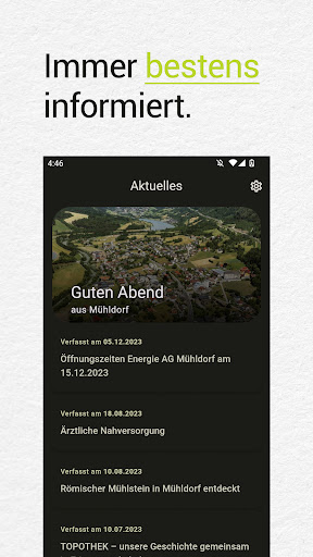 Android application Unser Mühldorf screenshort