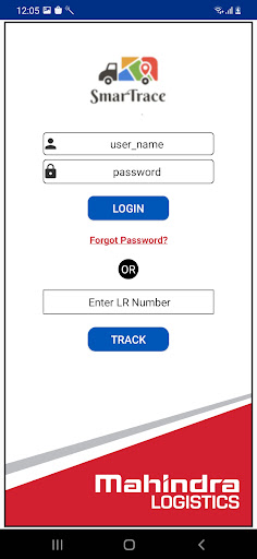 Android application SmarTrace App screenshort