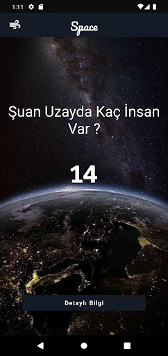 How many people are in space