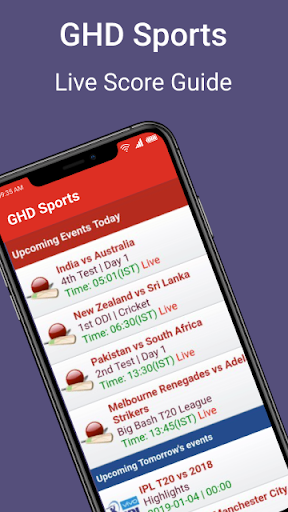 GHD SPORTS - Free Cricket Live TV GHD Guide