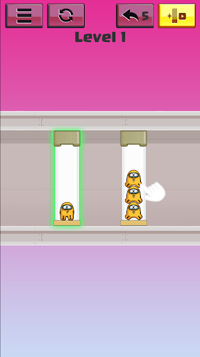 Space Tube Sort - Puzzle Color Screen 2
