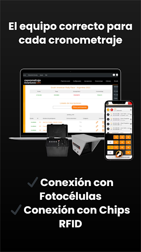 Cronometraje Instantaneo Screen 2