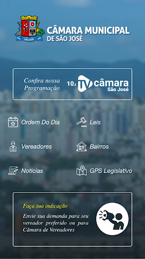 Android application Câmara de São José screenshort