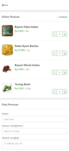 Pekanbaru Fresh Market Screen 2