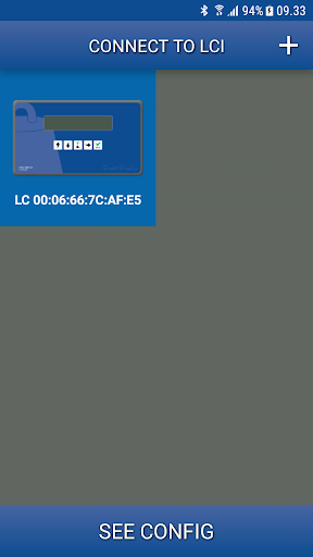 Android application ConfigurationApp screenshort