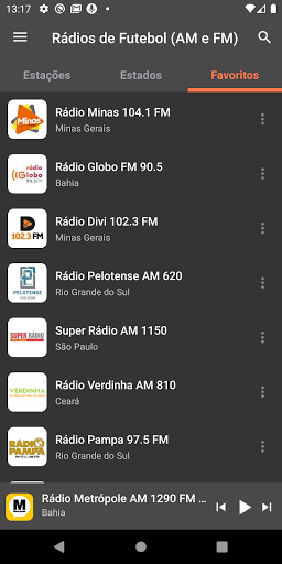 Rádios de Futebol (AM e FM) Screen 3