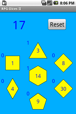 RPG-Dices II Screen 2