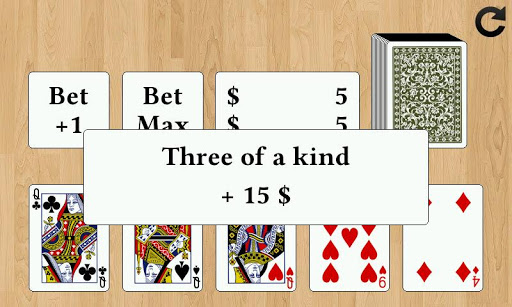 Draw Poker Screen 2