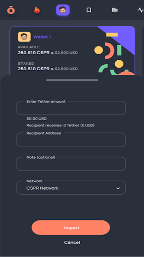 Gosuto Wallet Screen 3