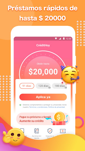 Android application CréditHoy: Préstamos Rápido screenshort