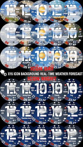 N-SPORT730 WeatherDigital Face screenshot 3