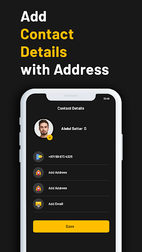 Android application Smart Contact screenshort