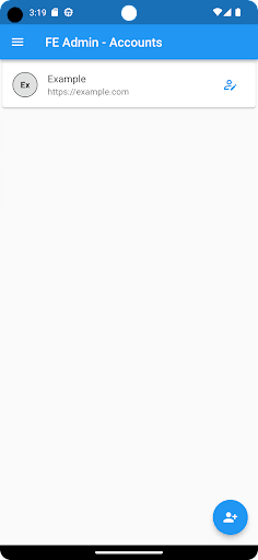 Android application FE Admin screenshort