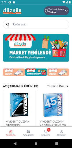 Android application Düzgün Market screenshort