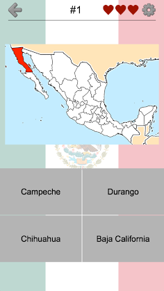 Mexican States - Mexico Quiz - Screenshot 1