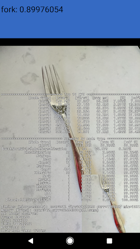 Android application Fork Detector screenshort