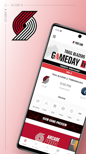 Screenshot of Portland Trail Blazers