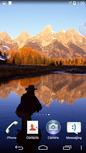 Android application Fly Fishing Live Wallpaper screenshort
