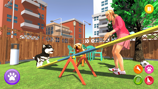 Android application My virtual dog puppy simulator screenshort