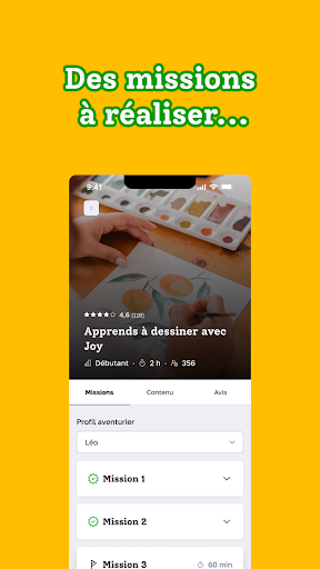 Android application YippyLingo screenshort