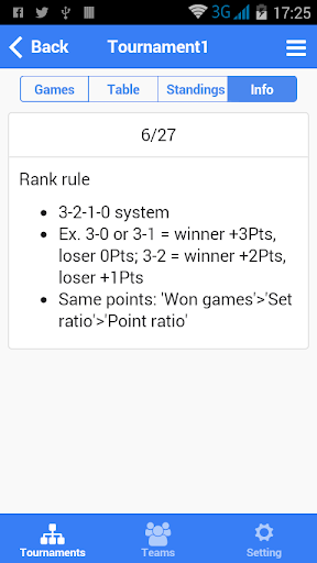 Volleyball Tournament Maker Screen 3