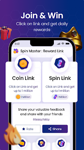 Spin Master: Coin Reward Links
