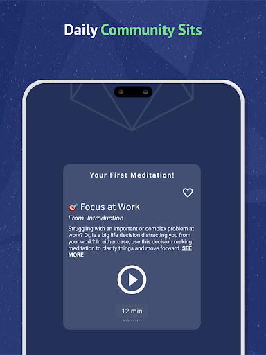 Screenshot of Brightmind Meditation