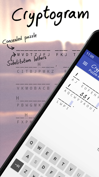 Cryptogram - puzzle quotes - 1.18.3 - (Android)