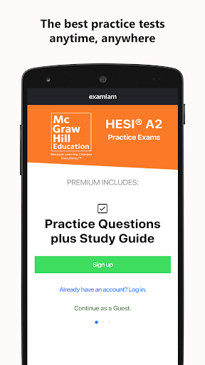 Android application HESI A2 Practice Exams screenshort