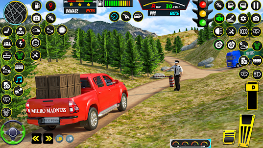 trò chơi xe jeep địa hình