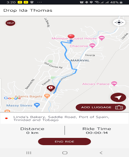 Android application DeliverMe TT Driver screenshort