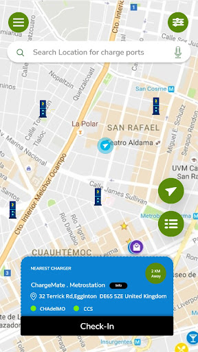 Android application ChargeMate screenshort