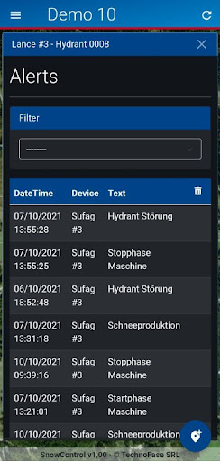 SnowControl Screen 3
