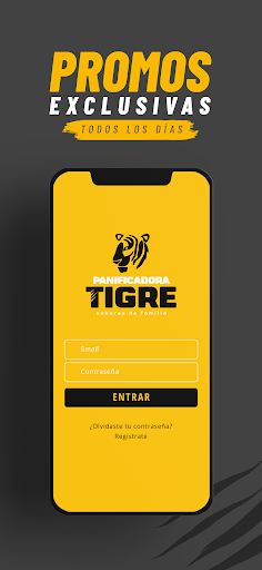 Android application Panificadora Tigre screenshort