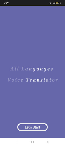 Android application All Languages Translator - TTS screenshort