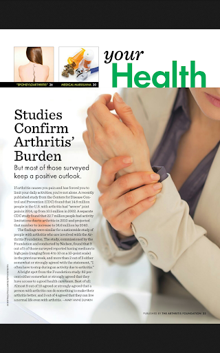 Arthritis Today Screen 3
