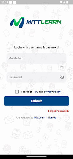 Android application MittLearn screenshort