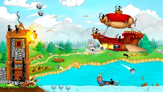 Game screenshot Катапульта: Стикмены Пираты hack
