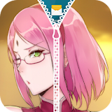 Haruno Sakura Zipper Lock Screen icon