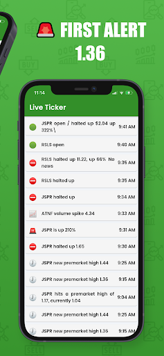 Get Stock Alerts Screen 3