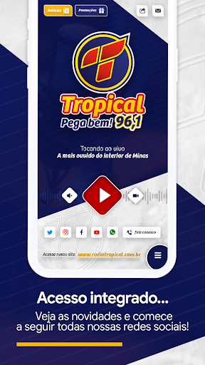 Radio Tropical Minas Screen 3