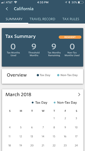 Android application Taxday screenshort